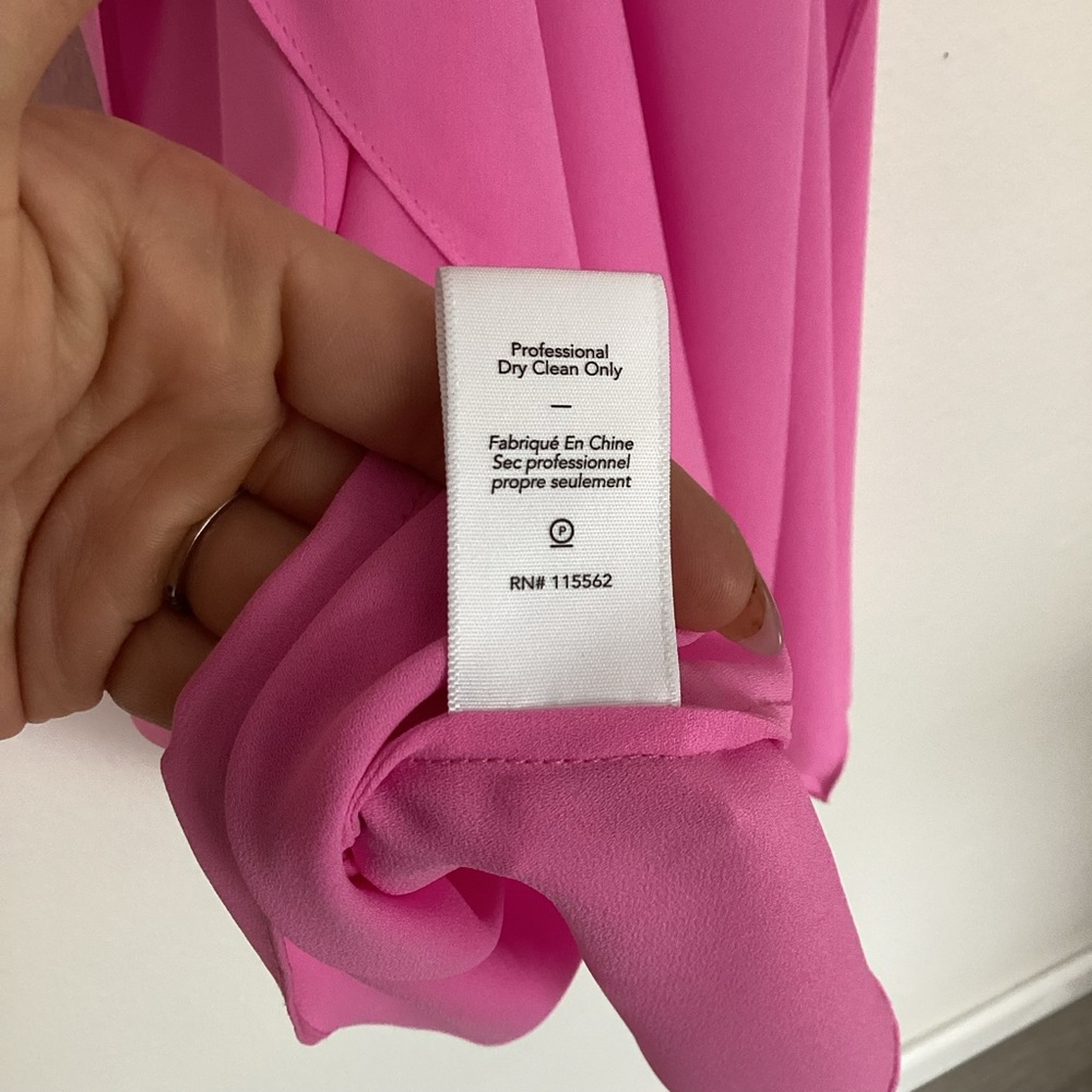 Elizabeth & James Pink Sleeveless Flowy Dress Size Medium Feminine Summer Preppy - Picture 7 of 8